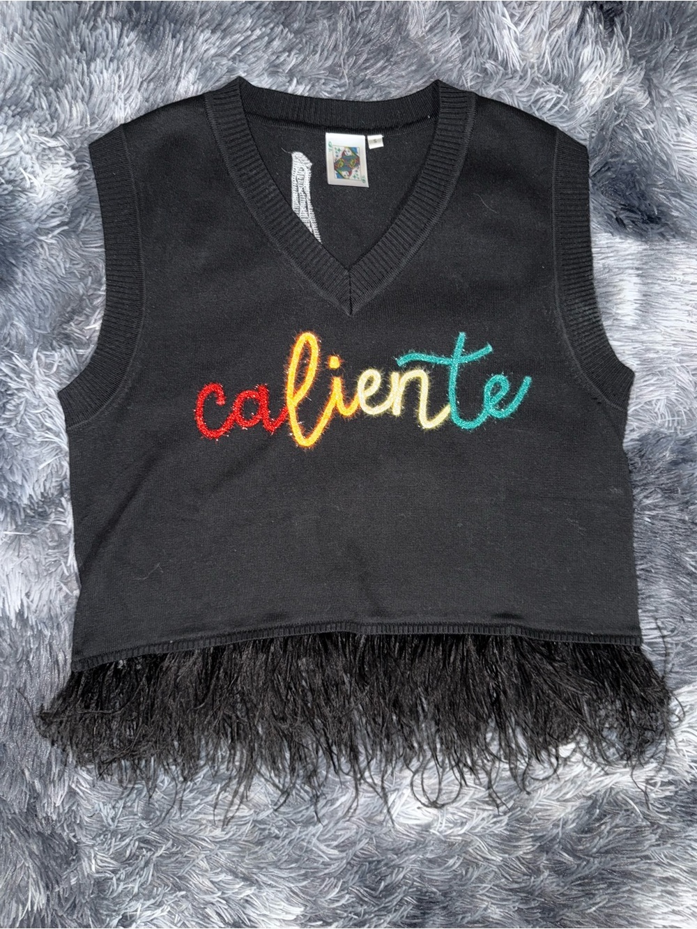 Queen of Sparkles Caliente Sweater Vest - Picture 2 of 3